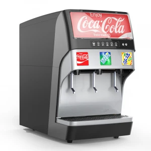 Fast food restaurant soda fountain dispenser/soda making station with NSF
