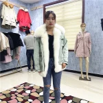 Fast supply speed black parka jacket fox fur 3xl parka jacket with fur real fur parka