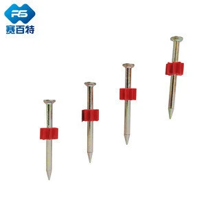 Fasteners drive pins shooting nail gas nails with red washer
