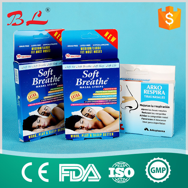 Buy Fda, Ce, Iso13485 Approved Nasal Strips/breath Well Nasal Strip L67