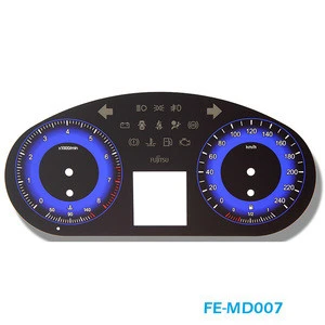 FE-MD007 Good Light Transmission Auto Meter Dial of Wholesale Various High Quality Speedometer Faceplates Products