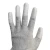 Import Fingertip 13G Grey Carbon Fiber Yarn Anti Static Glove PU Top Fit Coated ESD Safety Gloves from China