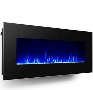 flame modern decorative remote control Wall Recessed Wall mounted Electric Fireplace