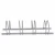 Import Floor or wall mounted Bike Display Stand/metal bicycle rack from China