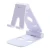 Import Fold plastic cell phone stand desktop mobile phone stand blue double foldable phone bracket from China