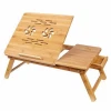 Foldable Bamboo Laptop Cooling Pad and Stand