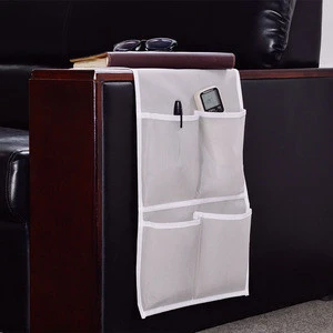 Folding Sofa Side Bag/Table Side Hanging Storage Bag/ Home Sundries Organization Bag For Sofa Side