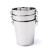 Import Food Grade Mini Stainless steel Serving Bucket Icing French Fries Tin Pails from China