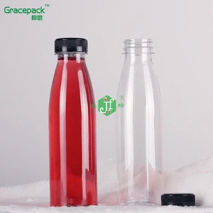 Food Grade Soy Milk Tea Cafe Unique Pla Plastic Bottle with Biodegradable, pla container 250ml juice bottle Pla Water Bottle
