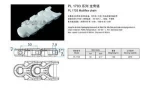 Food processing plastic modular conveyor belt Material Handling Equipment Parts