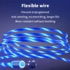 Free Sample 1m Led Fluid Light Magnetic Charger Cable