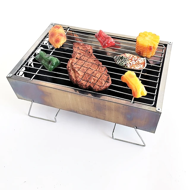Free sample Outdoor Mini BBQ GRILL portable stainless steel charcoal barbecue bbq grills
