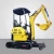FREE SHIPPING for small Chinese mini excavator for sale towable mini excavator 1.5t with CE/ISO