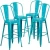 Import French Style High Backrest Restaurant Coffee Shop Metal Bar Stool Chair from China