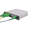 FTTH fiber optic PLC splitter 1X2 1X4 1X8 SC APC slot box plug-in box fiber optic plc splitter
