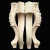 Import Furniture parts antique wooden chair legs from China