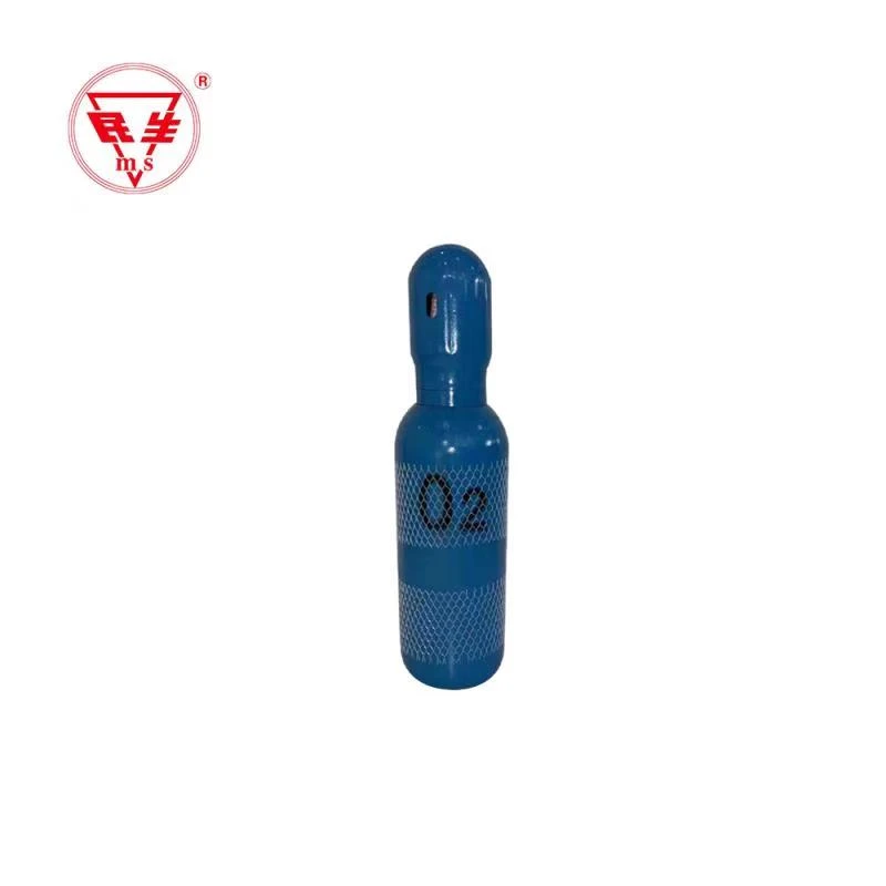 GB5099 / ISO standard 4L small medical oxygen gas cylinder with regulator