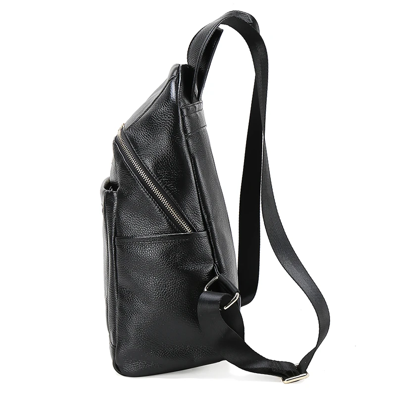 Genuine Leather Back pack Unisex Casual Shoulder Bag Flap Backpacks