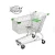 Import German style Trolley Shop Metal Supermarket Shopping Cart from China