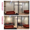 glass film self adhesive privacy switchable roll smart  window film transparent