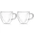 Import Glass Tea Cup With Handle Heart Shaped Clear Double Wall Lovers Coffee Afternoon Tea Double Layer Glass Mug from China