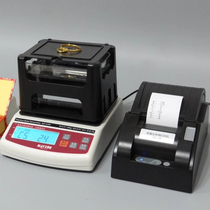 Gold Karat Test Instrument , Gold Purity Checking Machine , Silver Density Measure Machine