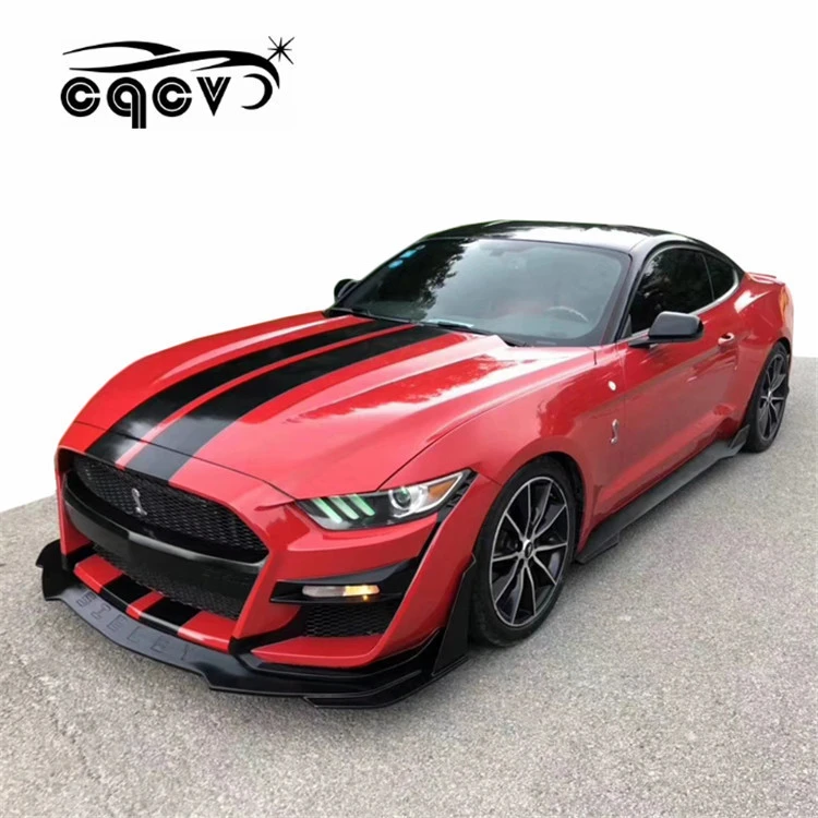 good fitment GT500 style front bumper for ford mustang 2015-2020 for Mustang front car bumper facelift