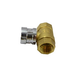Good Market Brass Lockable Ball Valve for Water Meter with Magnetic Lock