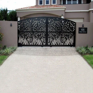 good quality garden buildings stainless steel decorative laser cutting gate fence