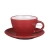 Import good quality stoneware solid color glaze burgundy dinnerware set bowls mugs plates cup&amp;saucer Teapot Sugar Bowl Cream Pitcher from China