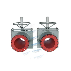 Gray heavy manual pinch valve rubber pinch valve