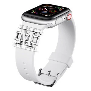 Great Design Hardware Accessories For Women Apple Watch  Band Series 4/3/2/1  (Silver  Color)