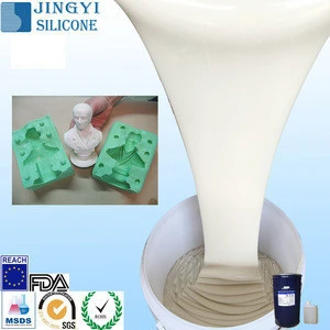Guangzhou raw materials liquid silicone rubber mould making for plaster statues/artificial lighting craft silicone molds