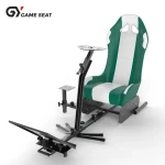 GY020 High Performance Video entertainment Popular  Home  fiberglass racing driving simulator seat logitech g29
