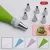 Import H435 8 Pcs Set Kitchen Baking Accessories DIY Decorating Pastry Cookie Cake Decoration Tool Piping Bag Russian Nozzle from China