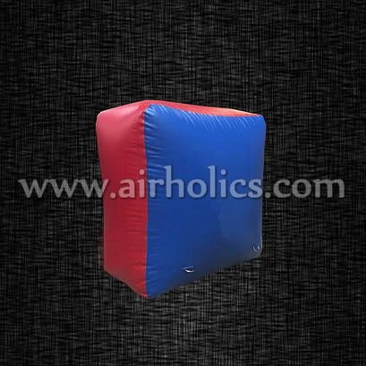 H5104 blue brick wall inflatable paintball bunker for army X-sports shield