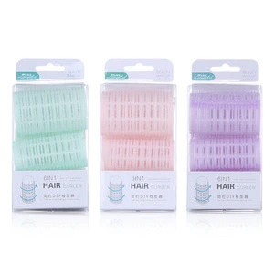 Hair curling products mesh hair roller curly magic hair rollers plastic