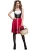 Import halloween costumes for women  cosplay little red riding hood fantasy game 2pcs dress from China