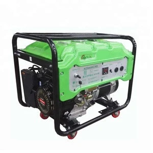 Hand push two rounds Rated power 7.2KW small gasoline generator