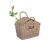 Import handmade pastoral wind eco-friendly wall hanging plant pot stand seagrass rattan baskets 18x25cm from China