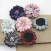 Handmade small leather craft flower for shoes