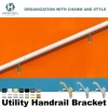 Handrail Bracket Home Staircases Utility Standard Wall Mounted Steel Zinc Construction Stair Hardware
