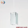 hanging square clear glass lamp cover light shade / industrial glass pendant light