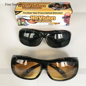 HD Night Unisex Wrap Around Sunglasses Night Vision Glasses