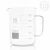 Import Heat resistant clear glass beaker mug with handle and scale from China
