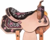 Hidayat International Leather Horse Saddle With Tack Size 14 to 18 Inches Seat Available