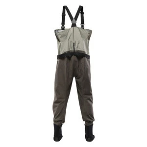 High Chest Wader Fly Fishing 100% Waterproof Breathable Fishing Wader