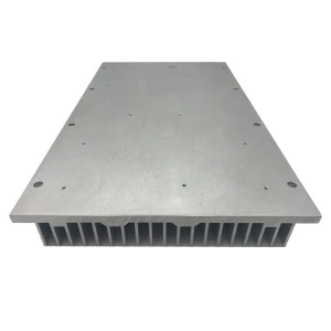 High Density Aluminum Extruded Heat Sink Customized Aluminum Extrusion Profile Anodized Heat Sink