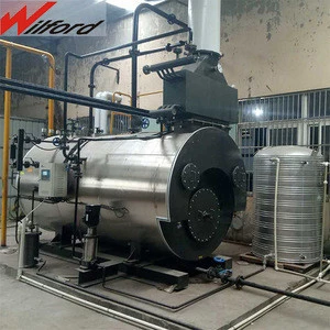 High efficiency full automatic industrial natural gas oil fuel garment horizontal steam boiler for garment steamers