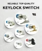 High Performance Taiwan-Made Anti-Theft Fingerprint & Key Lock Door Padlock with Efficient Recognition Technology